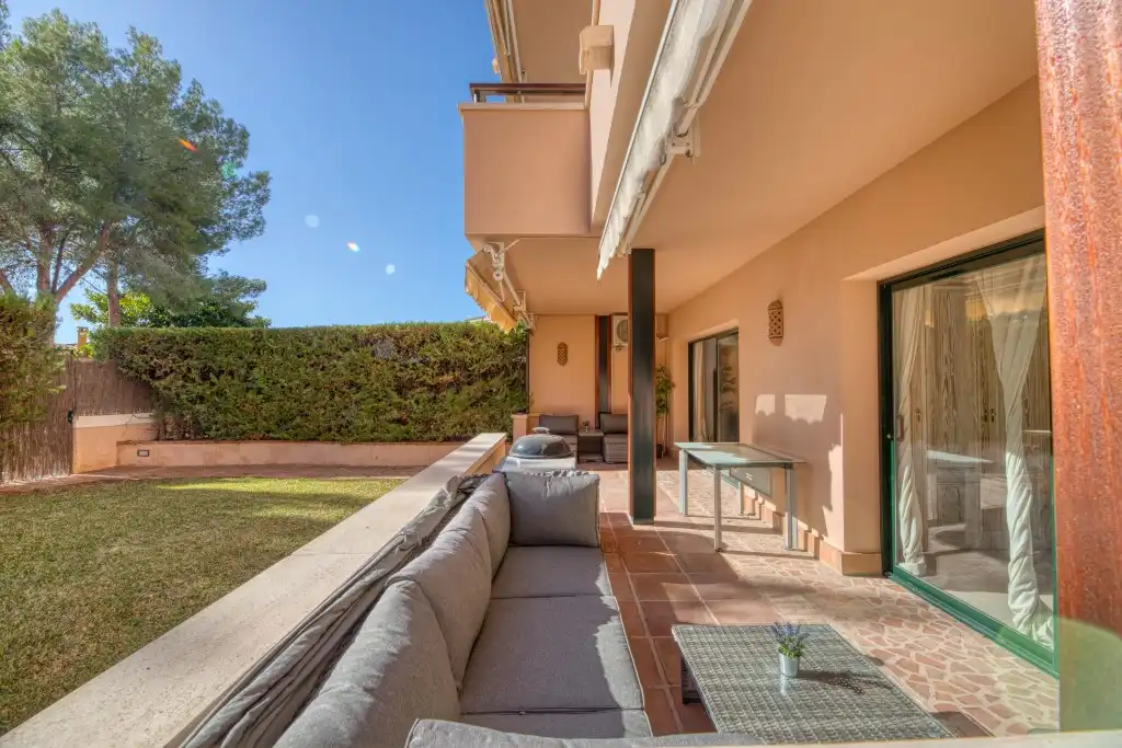 Garden of Apartments for sale in Calvià  with Air Conditioner, Private garden and Terrace