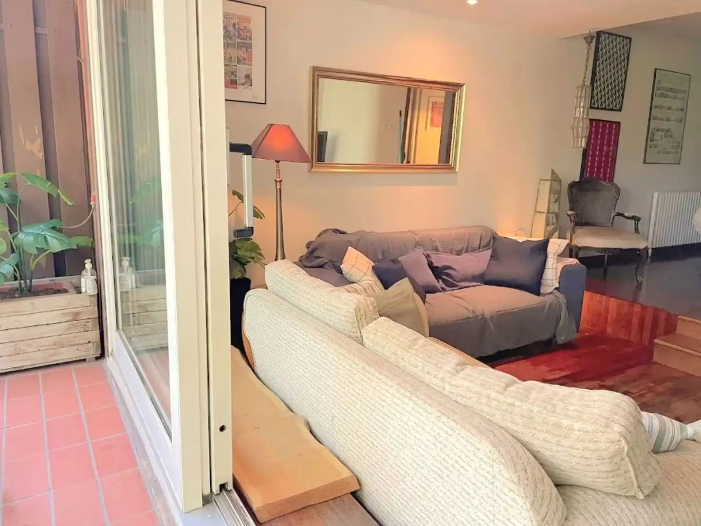Sala de estar de Piso en venta en Barcelona con Aire acondicionado, Calefacción y Terraza