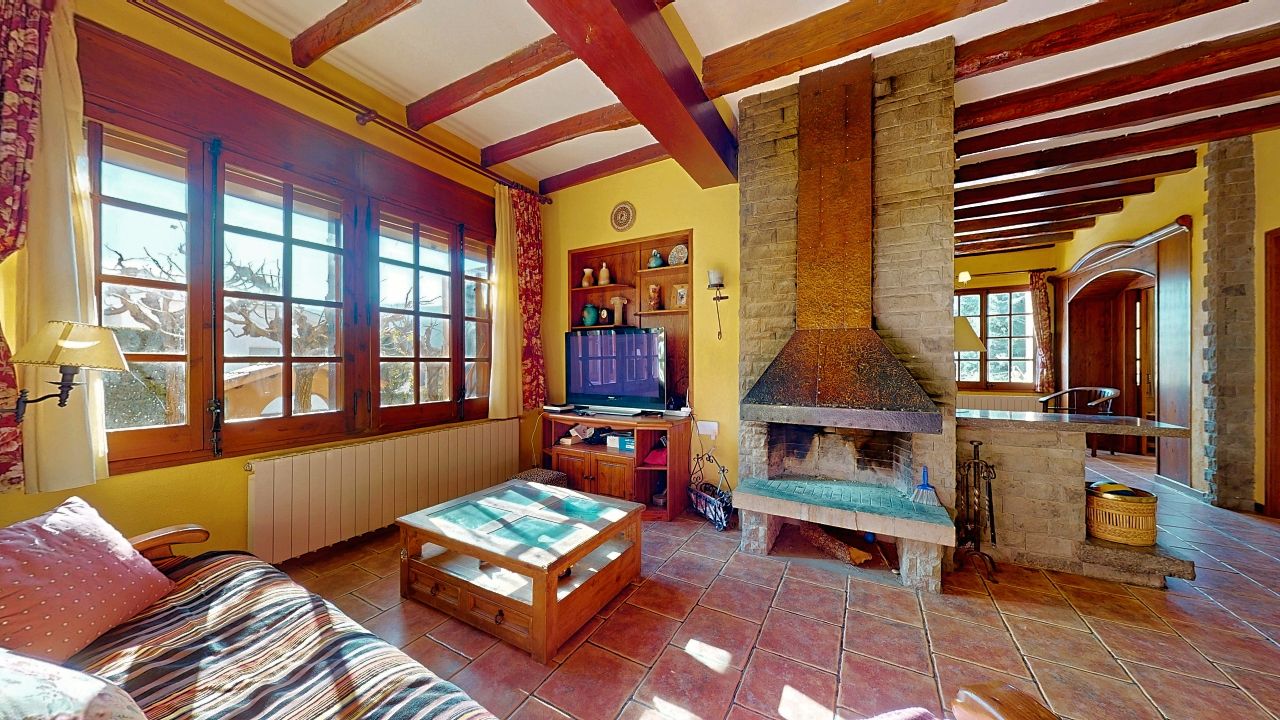 Sala d'estar de Casa o xalet en venda en Balenyà amb Calefacció, Jardí privat i Terrassa