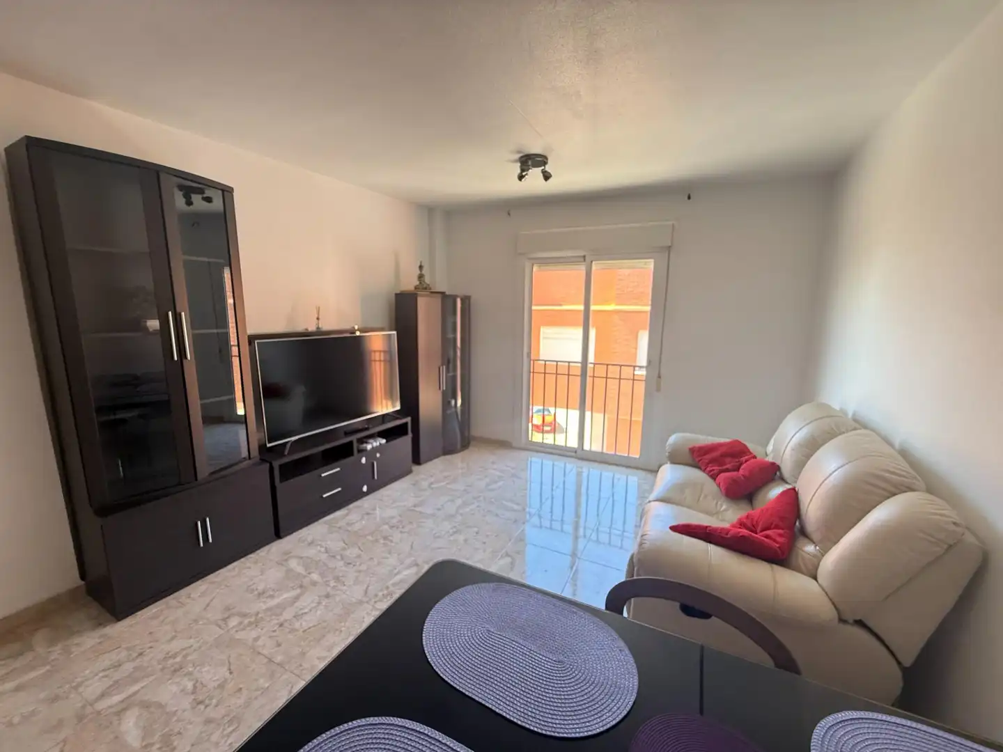 Wohnzimmer von Wohnung zum Verkauf in Almería mit Klimaanlage, Möbliert und Balkon