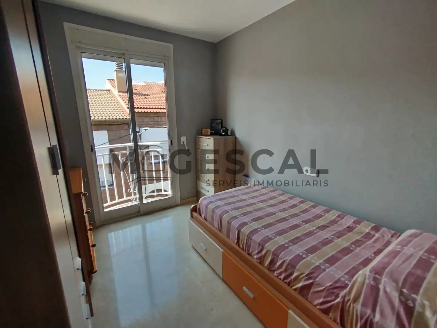 Dormitori de Casa adosada en venda en Caldes de Montbui amb Aire condicionat, Calefacció i Terrassa