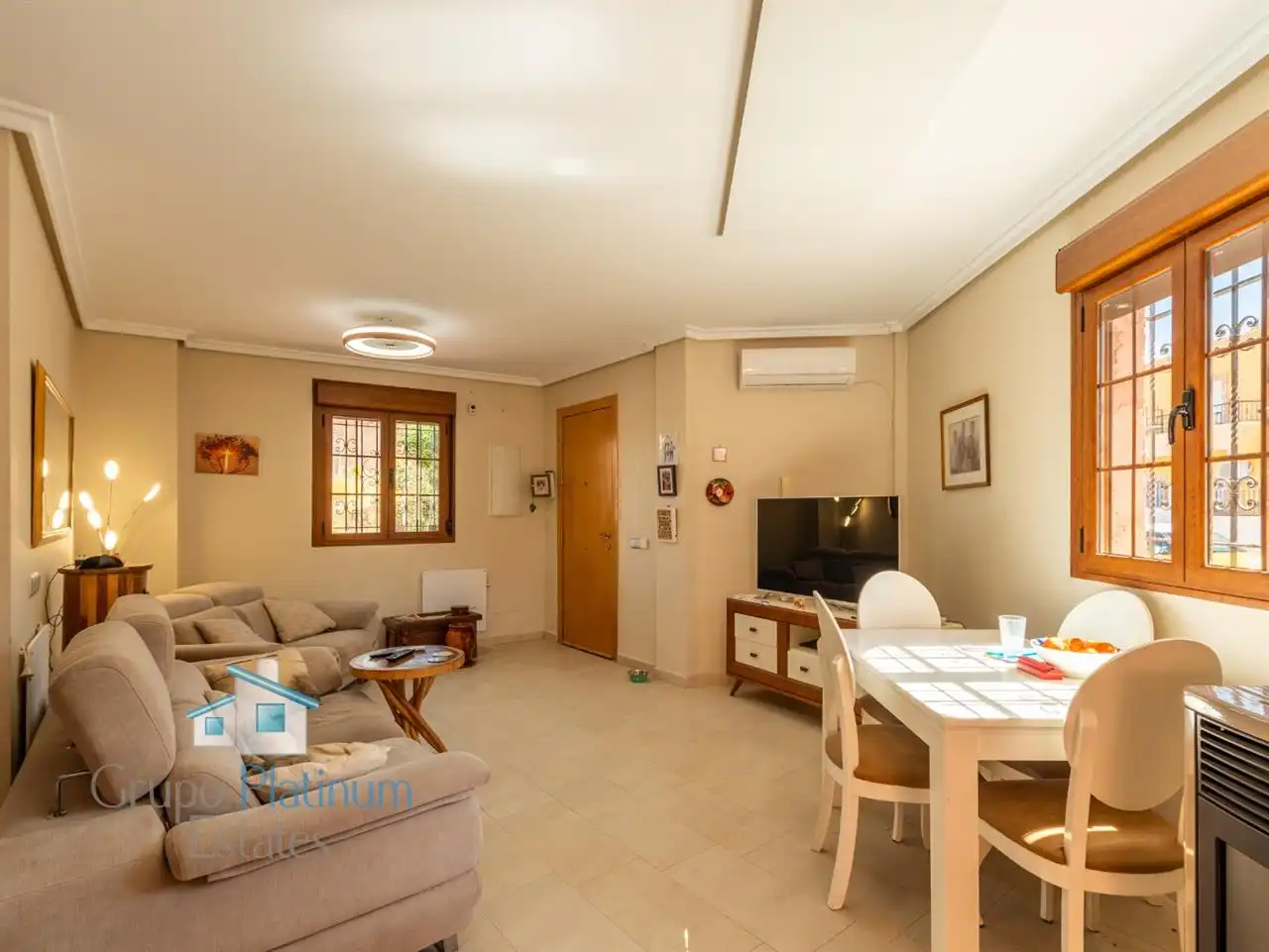 Living room of Detached homes for sale in Pulpí  with Air Conditioner, Heating and Furnished