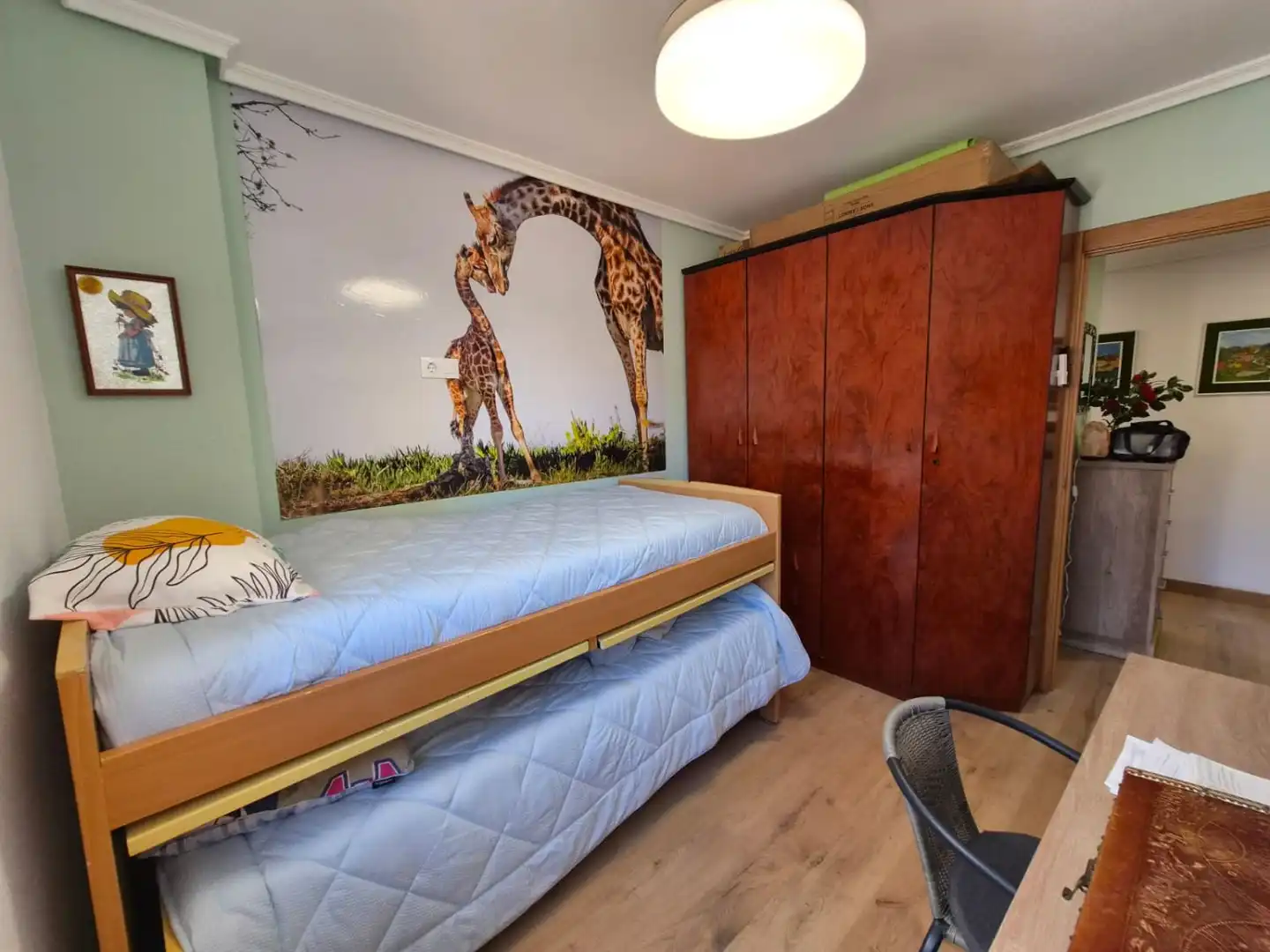 Schlafzimmer von Wohnung zur Miete in Águilas mit Klimaanlage und Balkon
