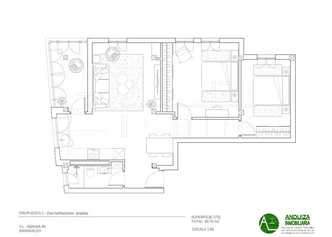 Appartement avec ascenseur à vendre à Bizkaia Kalea 46, imagen 19