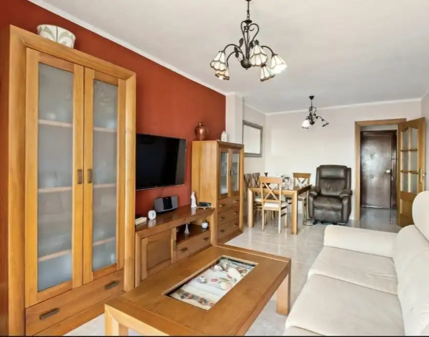 Sala de estar de Piso en venta en Málaga con Aire acondicionado, Terraza y Amueblado