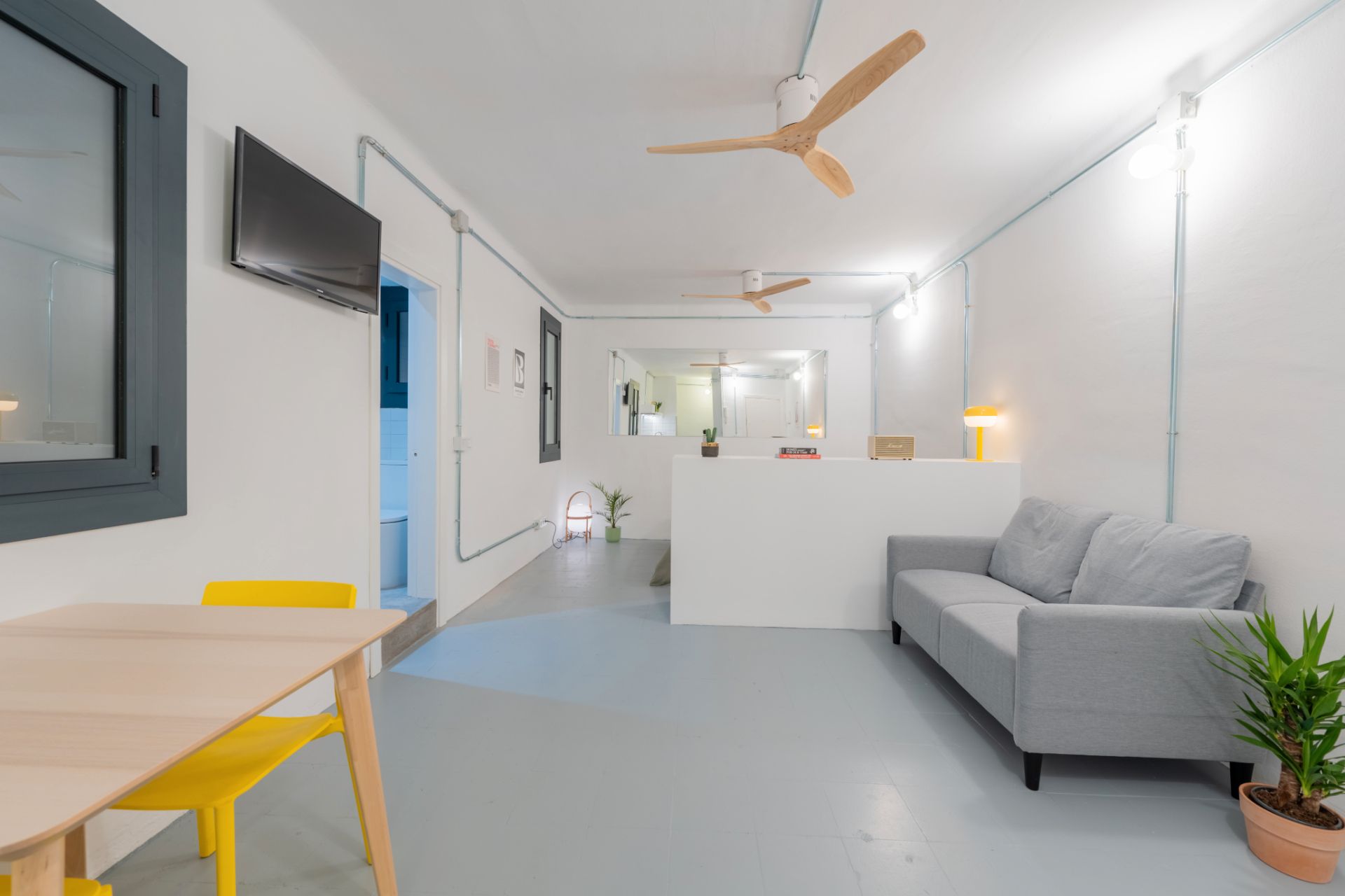 Study to rent in Terrassa  with Heating, Parquet flooring and Furnished
