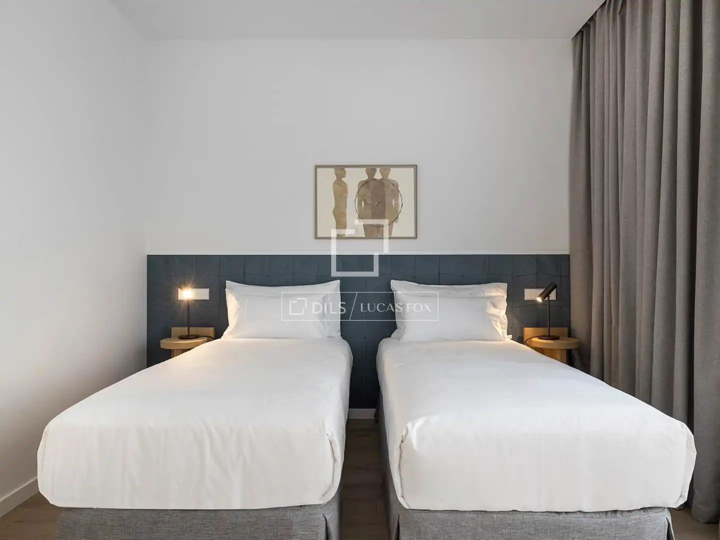 Bedroom of Flat for rent in Barcelona  with Air Conditioner, Heating and Parquet flooring