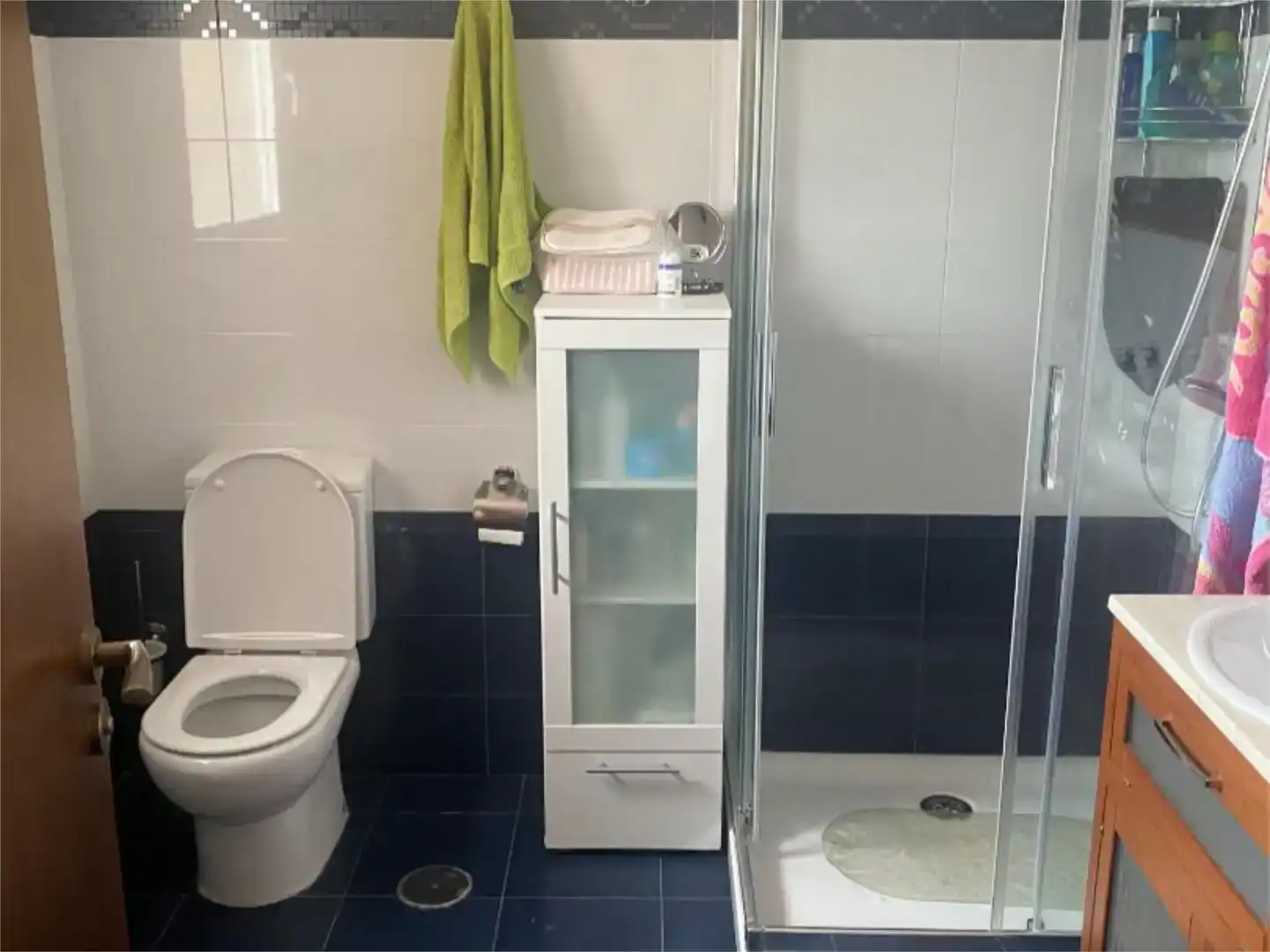 Bany de Casa o xalet en venda en Fernán Caballero amb Aire condicionat, Piscina i Balcó