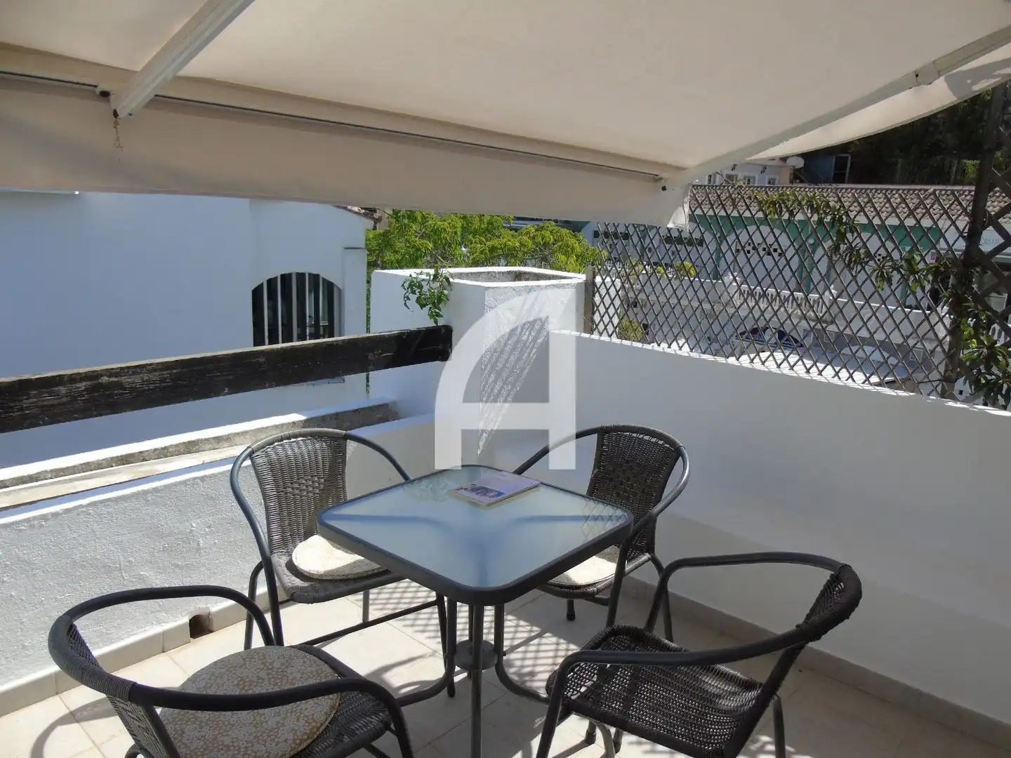 Terraza de Dúplex de alquiler en Mijas con Aire acondicionado, Calefacción y Terraza