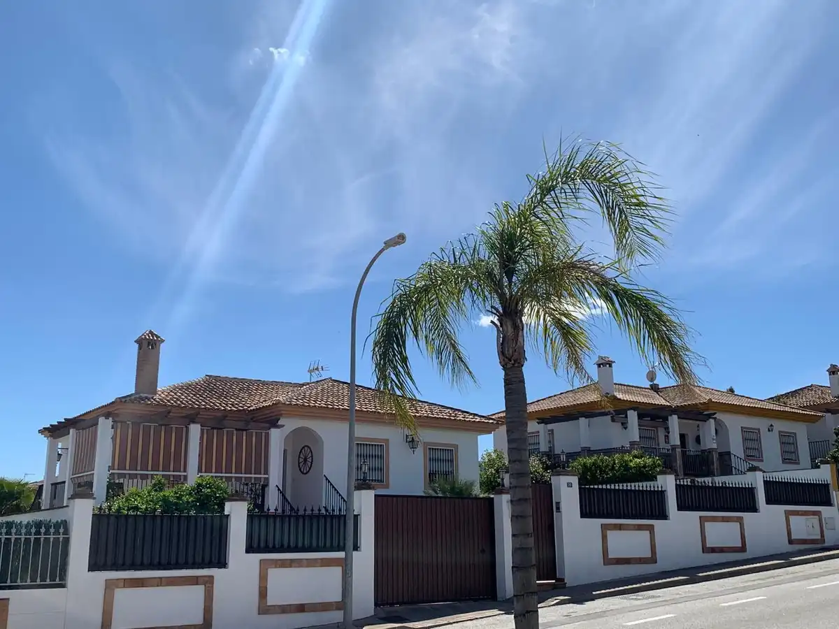 Vista exterior de Casa o chalet en venta en Alhaurín de la Torre con Aire acondicionado, Calefacción y Jardín privado