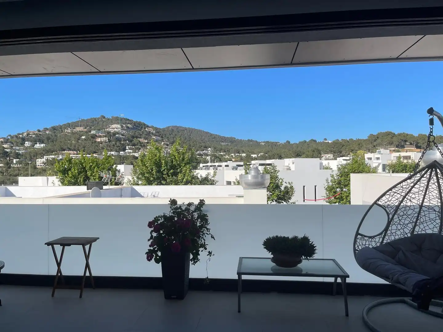 Terrassa de Casa adosada en venda en Santa Eulària des Riu amb Aire condicionat, Calefacció i Jardí privat