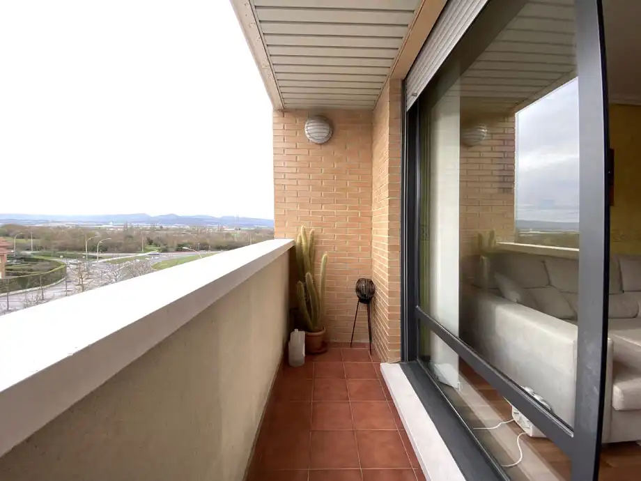 Balcony of Flat for sale in Vitoria - Gasteiz  with Heating, Parquet flooring and Terrace