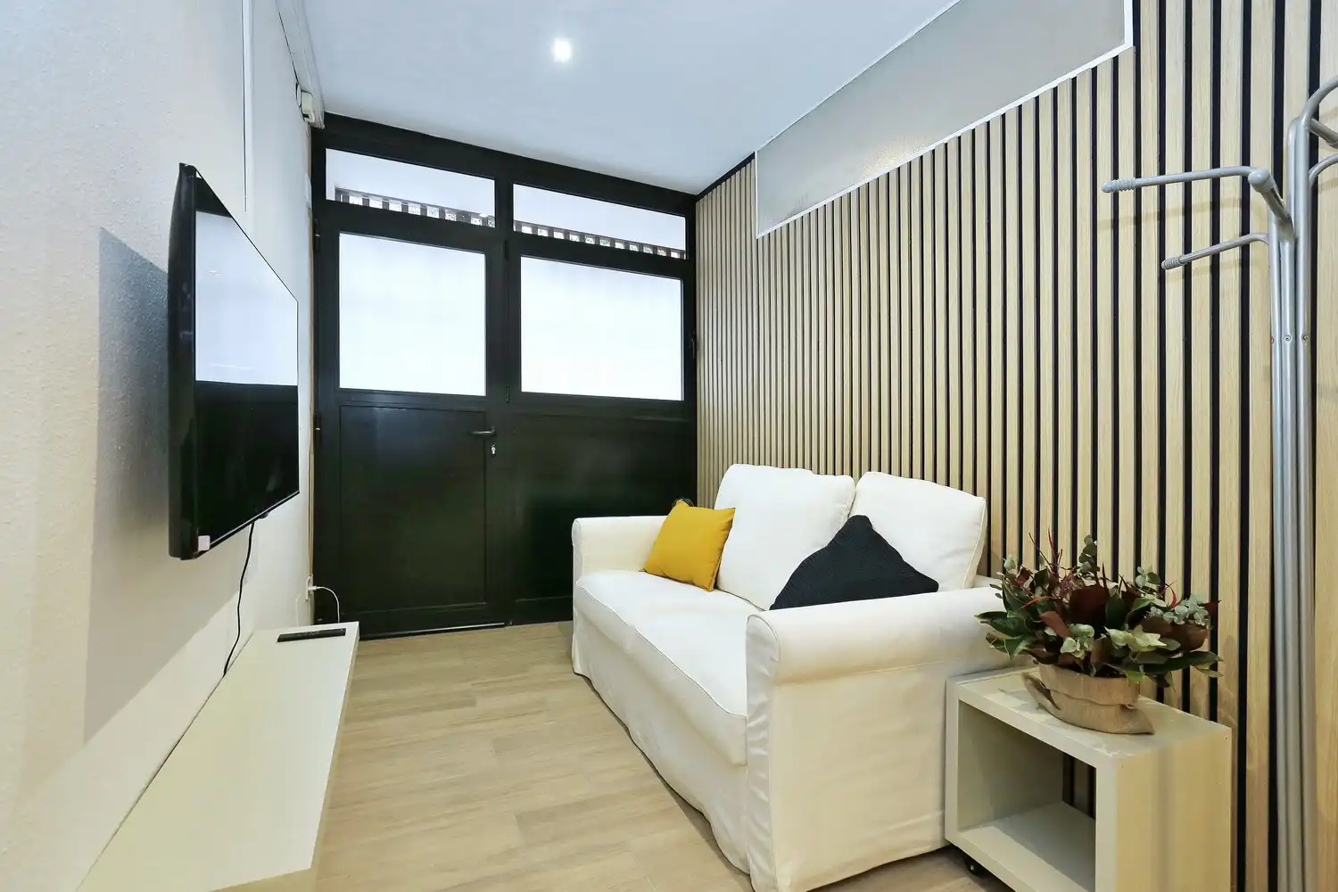 Wohnzimmer von Wohnung zum Verkauf in Barcelona mit Klimaanlage, Heizung und Möbliert