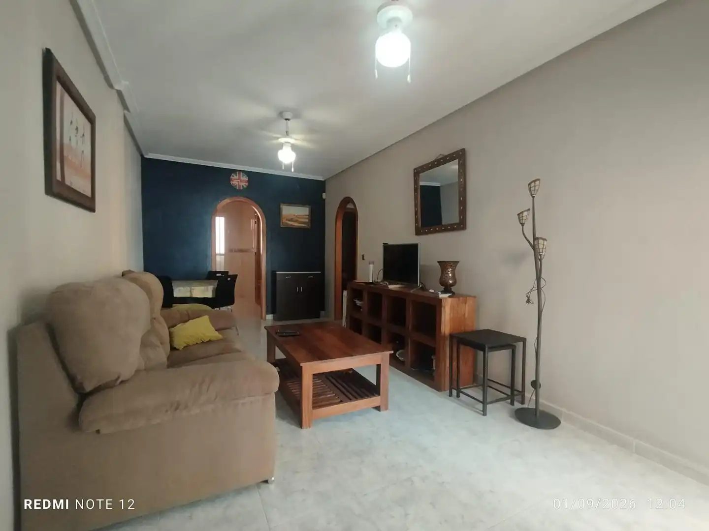 Wohnzimmer von Wohnungen zum Verkauf in Elche / Elx mit Terrasse, Möbliert und Balkon