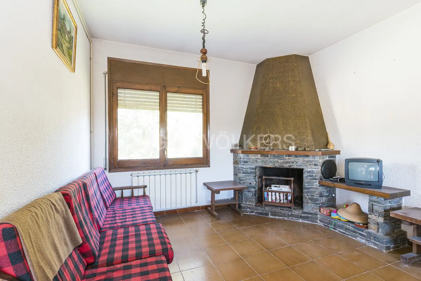 Wohnzimmer von Country house zum Verkauf in Sant Pere de Vilamajor mit Heizung, Privatgarten und Terrasse