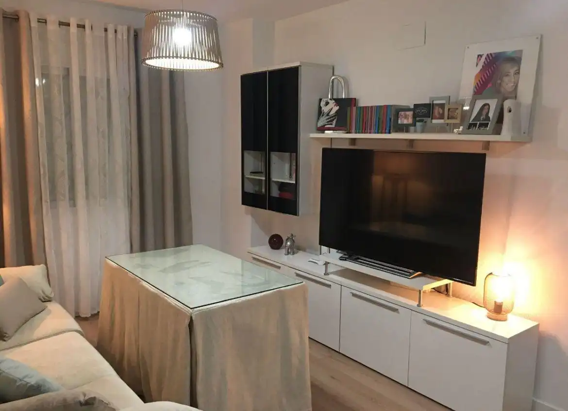 Sala d'estar de Pis en venda en Las Gabias amb Aire condicionat i Moblat