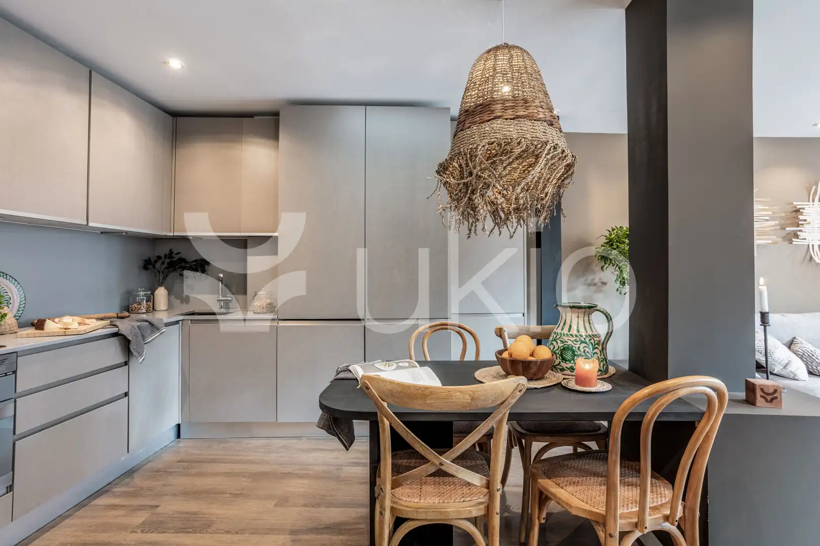 Kitchen of Apartments for rent in Madrid  with Air Conditioner, Heating and Terrace