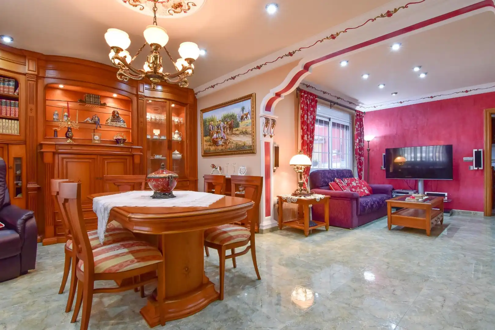 Sala de estar de Casa o chalet en venta en Canals con Aire acondicionado, Calefacción y Terraza
