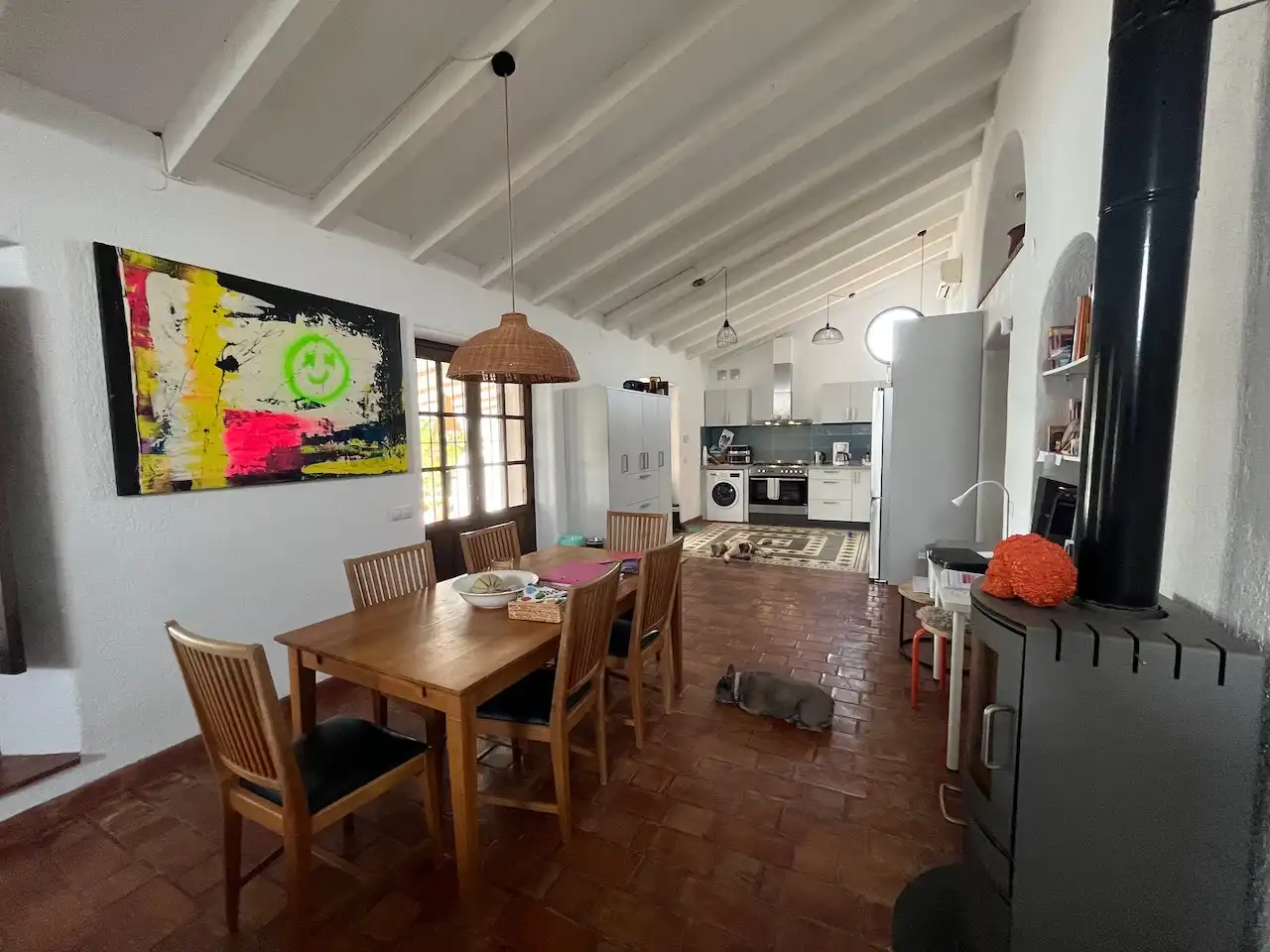 Dining room of Country homes for sale in Vélez-Málaga  with Air Conditioner, Heating and Private garden
