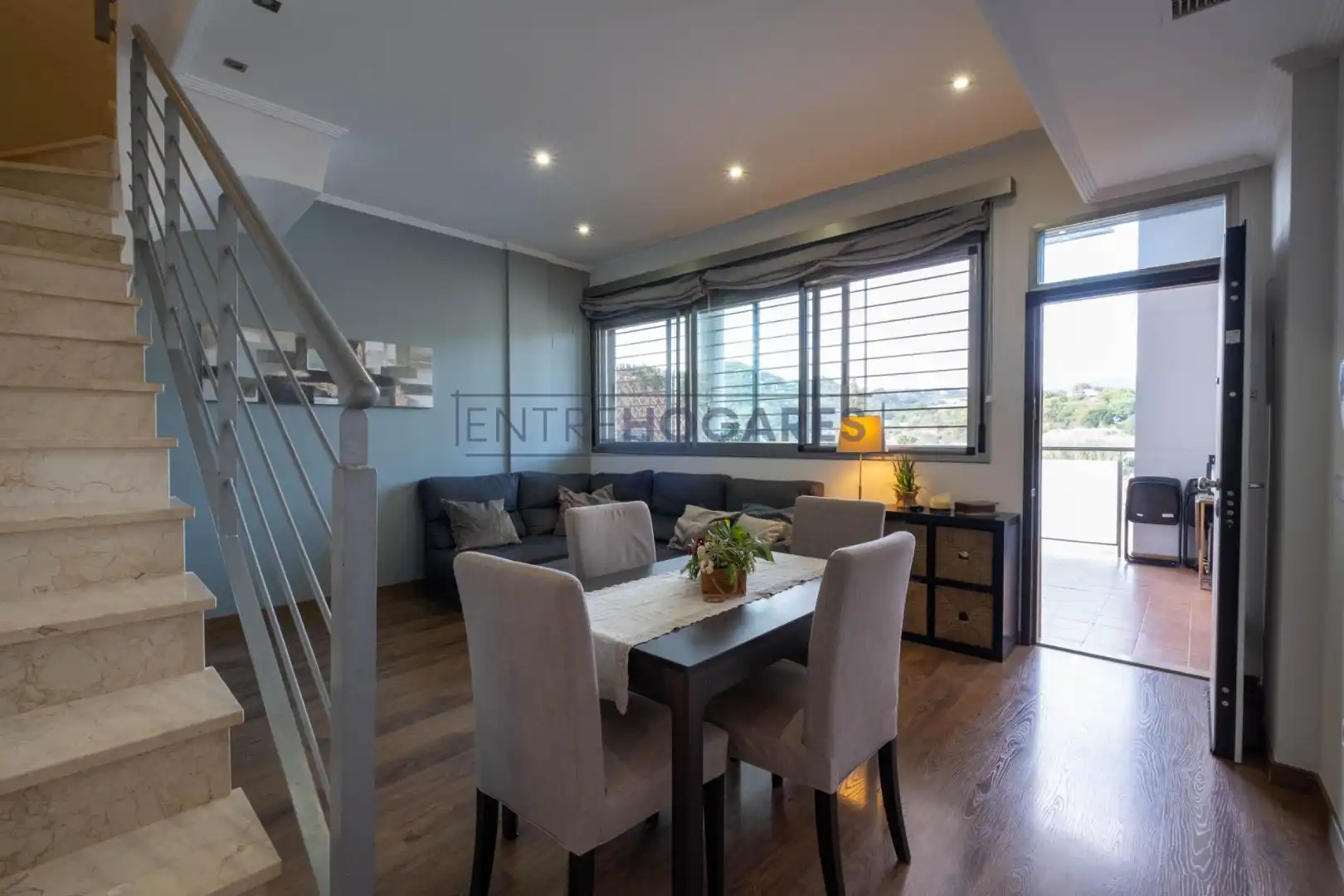 Sala de estar de Ático en venta en Náquera con Aire acondicionado, Calefacción y Terraza