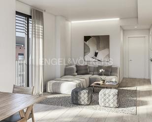 Sala d'estar de Apartament en venda en  Barcelona Capital amb Aire condicionat i Piscina