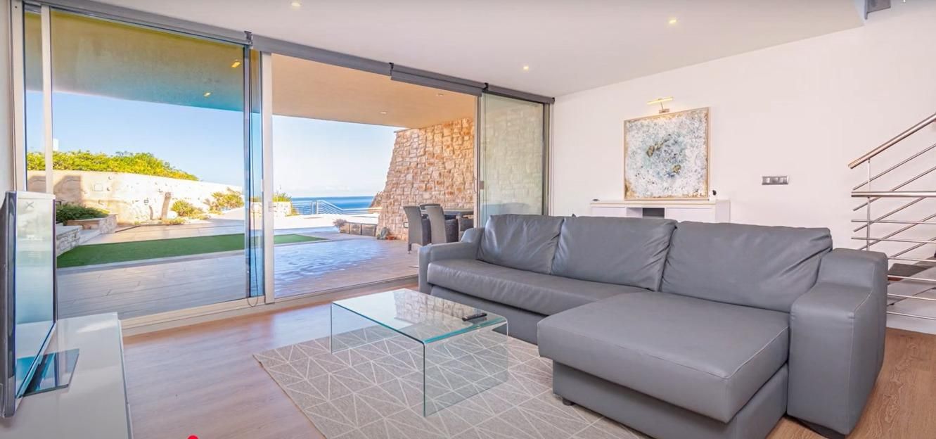Sala de estar de Casa adosada en venta en Capdepera con Aire acondicionado, Jardín privado y Terraza