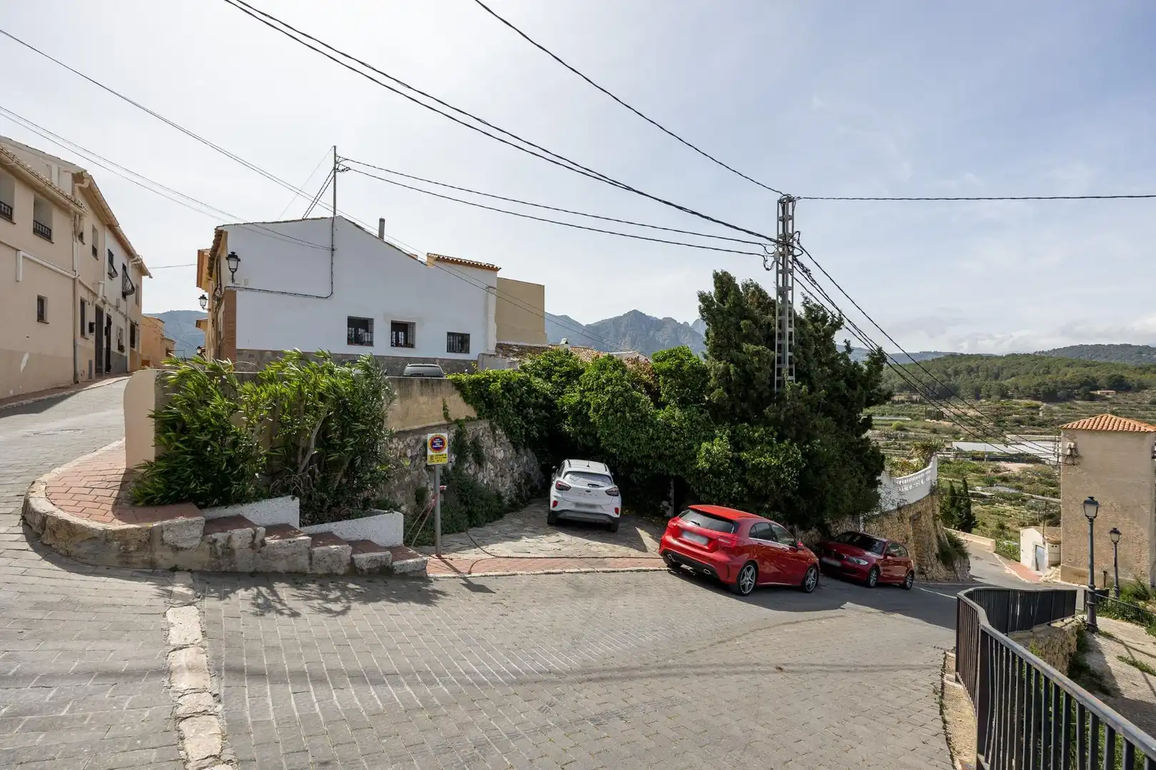 Vista exterior de Finca rústica en venda en Polop amb Traster