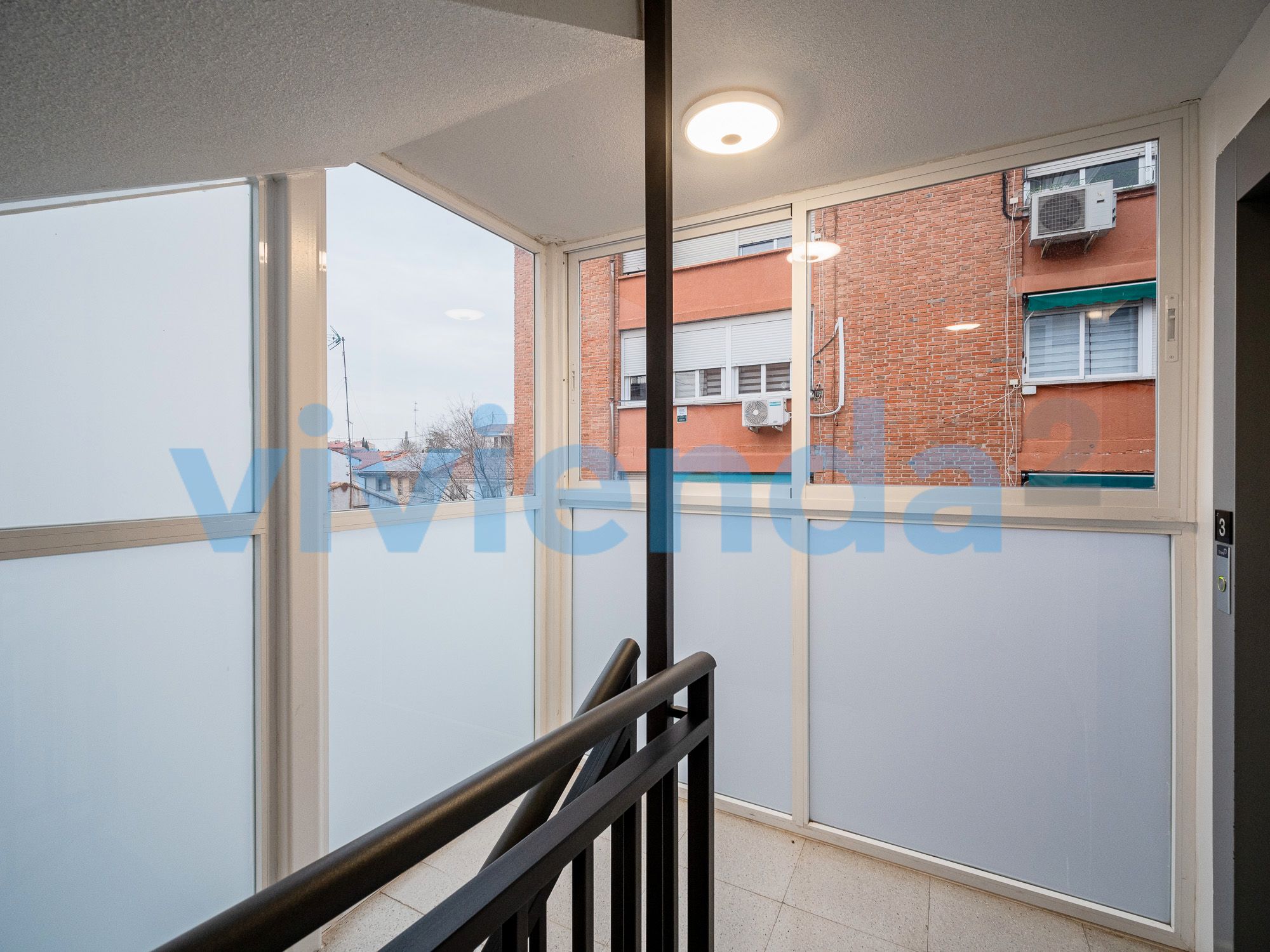 Balcony of Flat for sale in  Madrid Capital  with Air Conditioner, Heating and Balcony