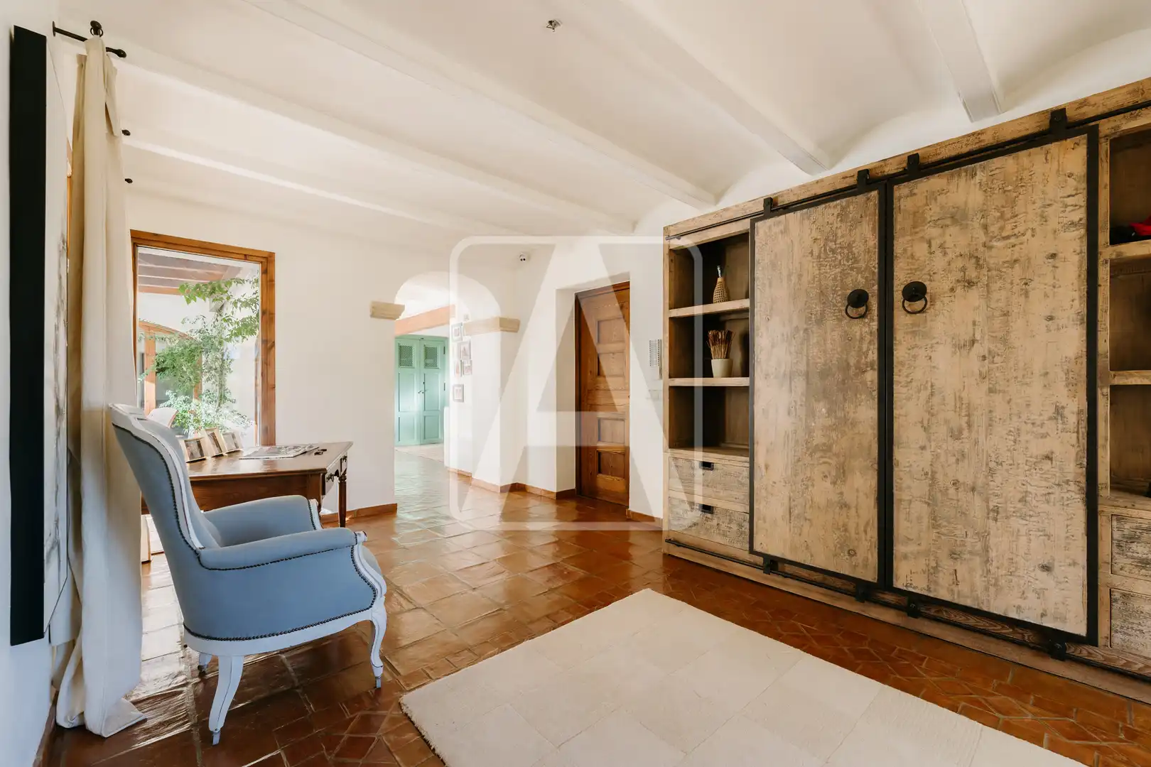 Sala de estar de Finca rústica en venta en Benissa con Aire acondicionado, Calefacción y Jardín privado