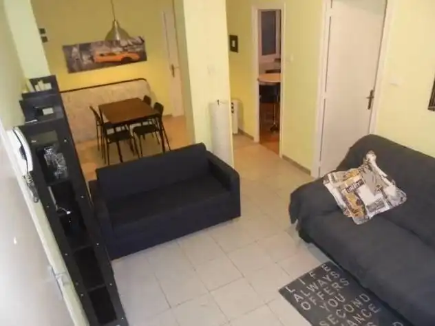 Sala de estar de Piso en venta en Manresa con Calefacción y Amueblado
