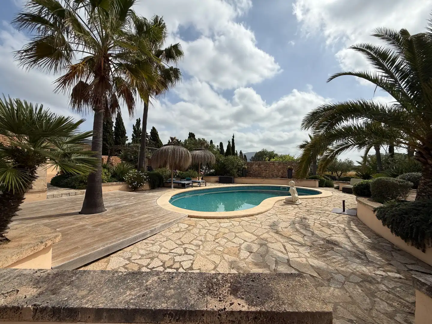 Swimming pool of Houses for sale in Llucmajor  with Air Conditioner, Heating and Private garden
