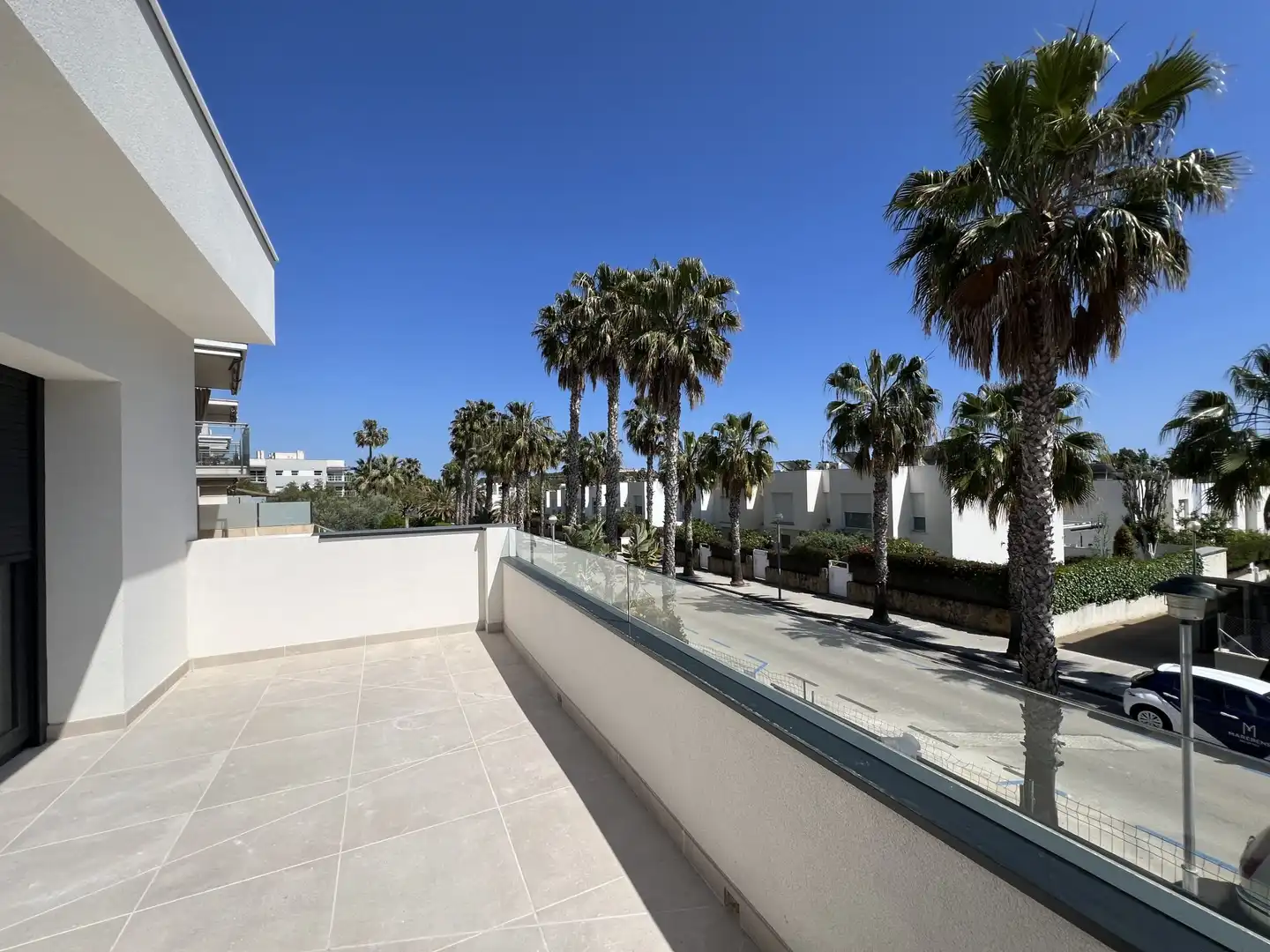 Terrasse von Einfamilien-Reihenhaus zum Verkauf in Altafulla mit Klimaanlage, Heizung und Terrasse