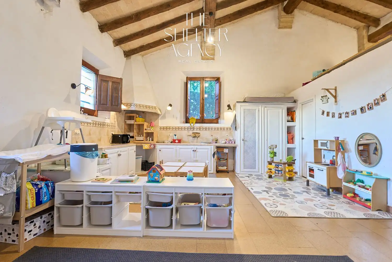 Cocina de Finca rústica en venta en Sant Pere de Ribes con Aire acondicionado, Jardín privado y Piscina comunitaria