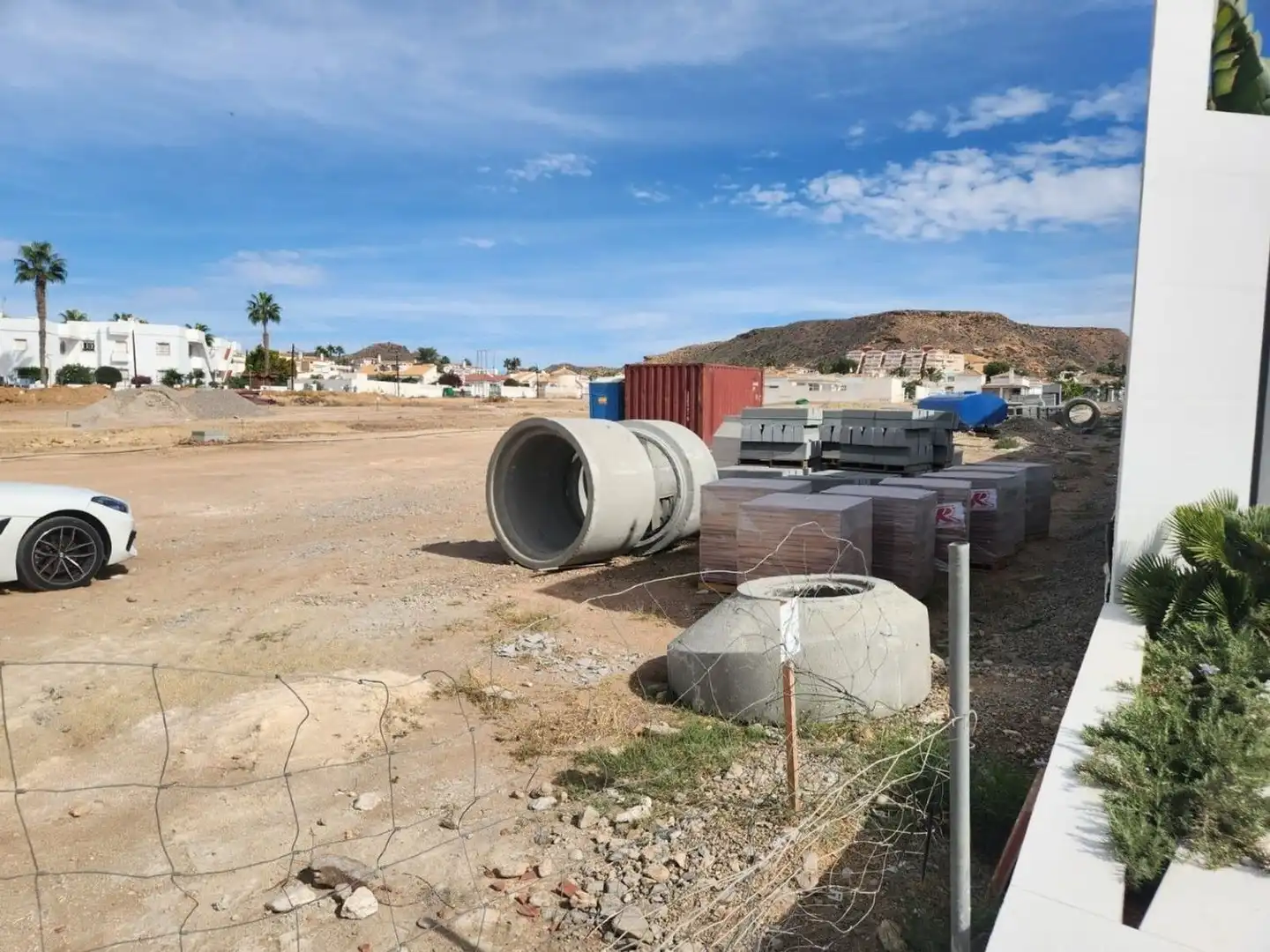 Vista exterior de Àtic en venda en Pulpí amb Aire condicionat, Terrassa i Piscina