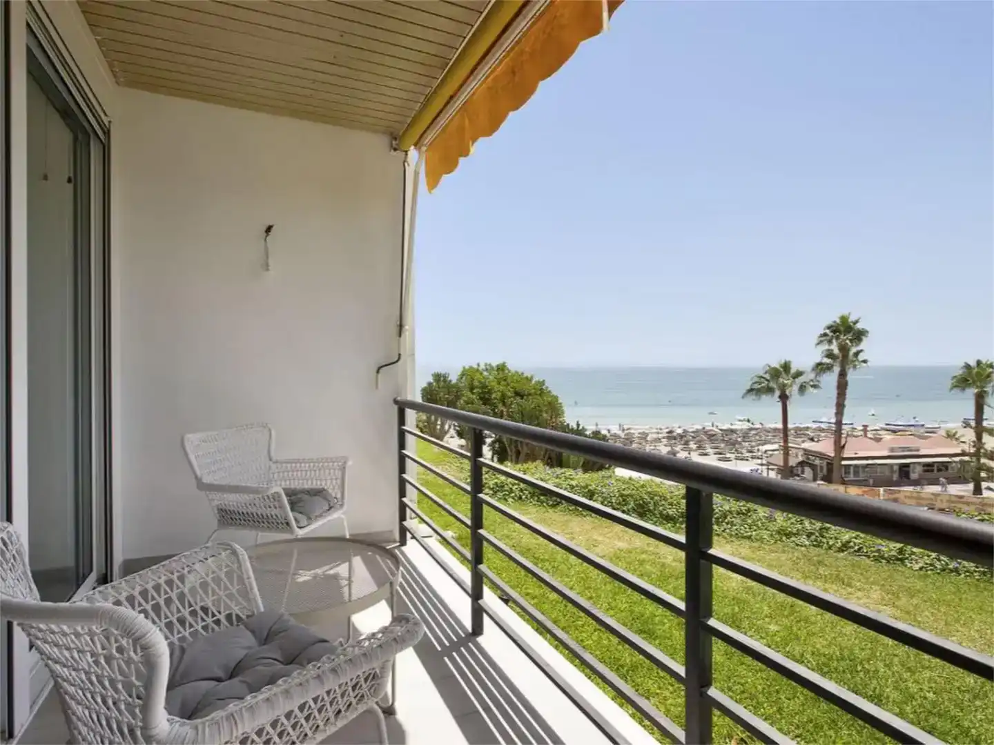Balcony of Study for rent in Torremolinos  with Air Conditioner, Swimming Pool and Balcony