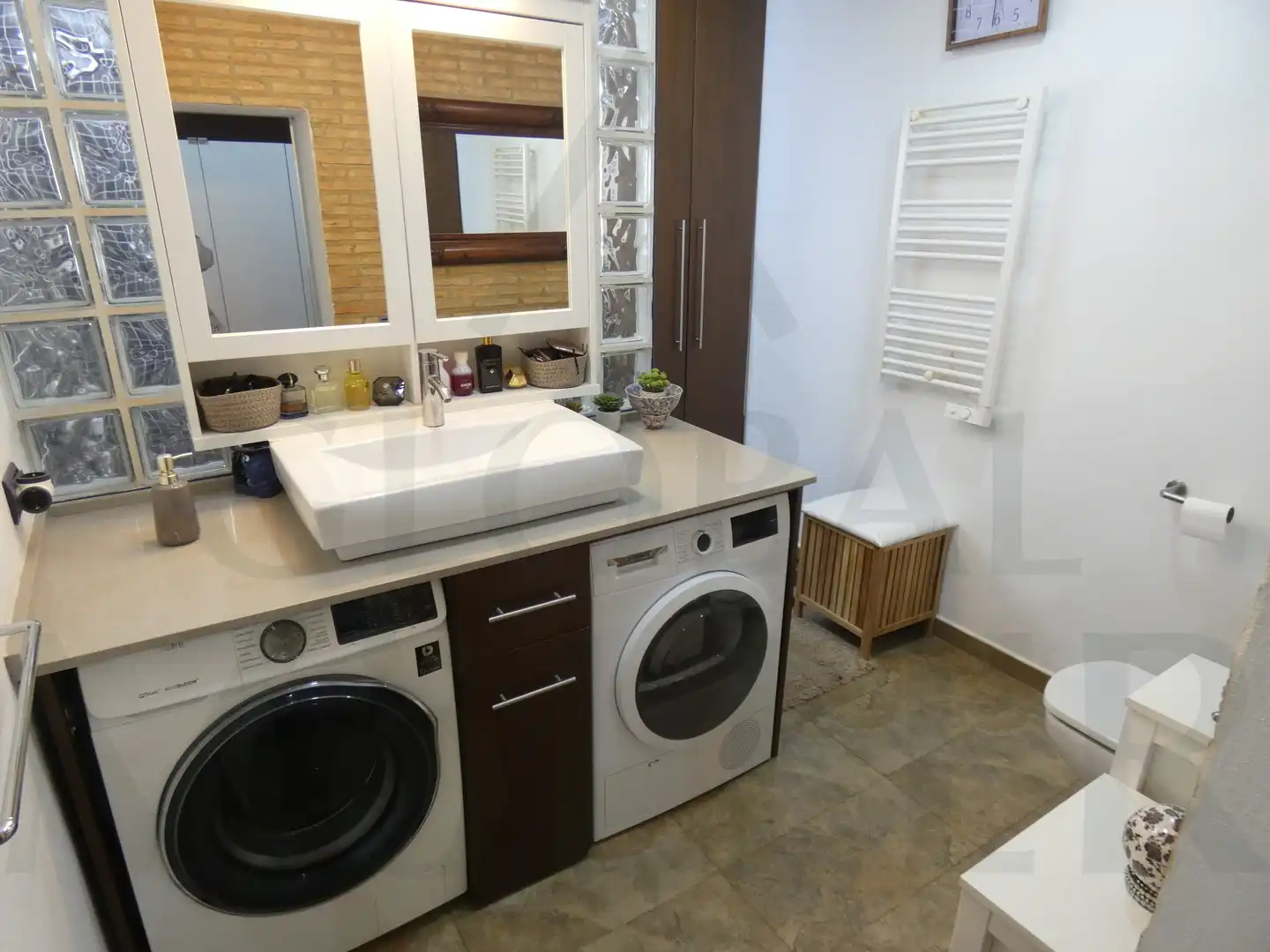 Baño de Casa adosada en venta en Cartagena con Aire acondicionado, Calefacción y Jardín privado