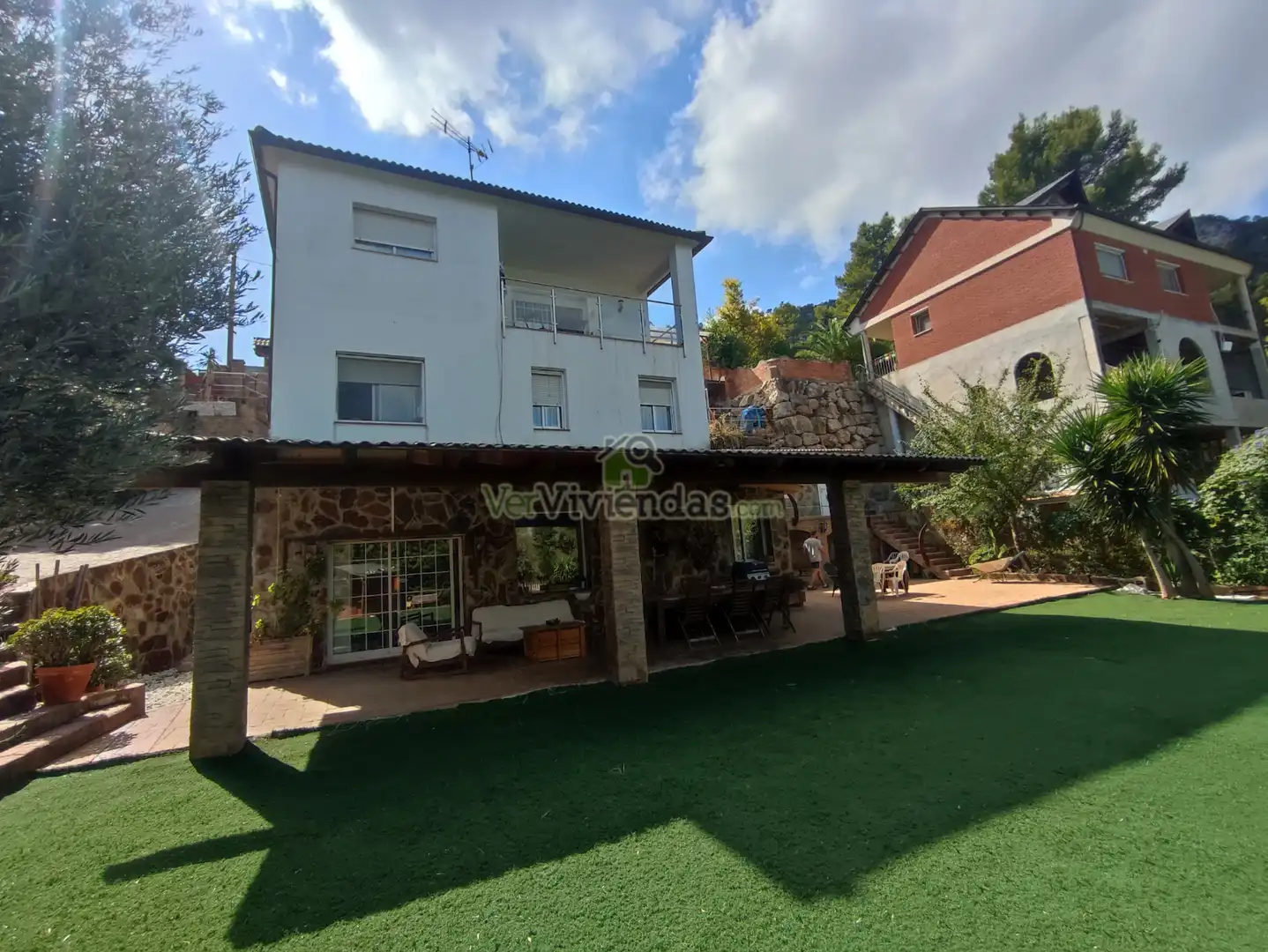 Garden of Houses for sale in Vallirana, Barcelona