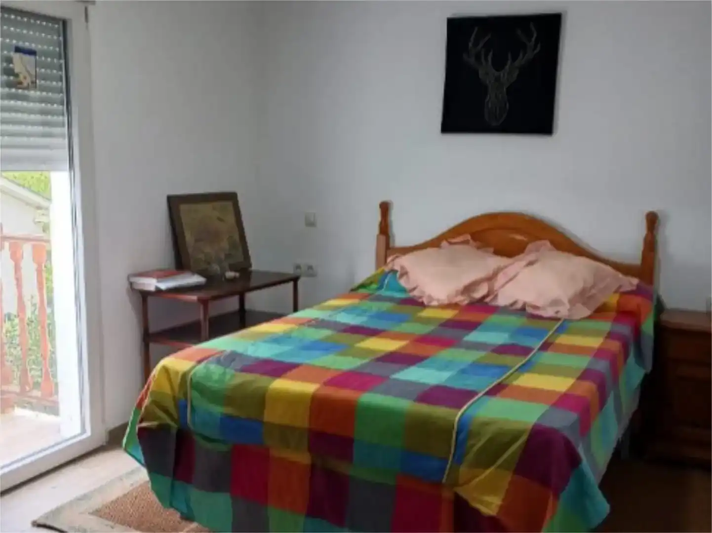 Schlafzimmer von Country house zur Miete in Vilalba mit Klimaanlage, Privatgarten und Möbliert