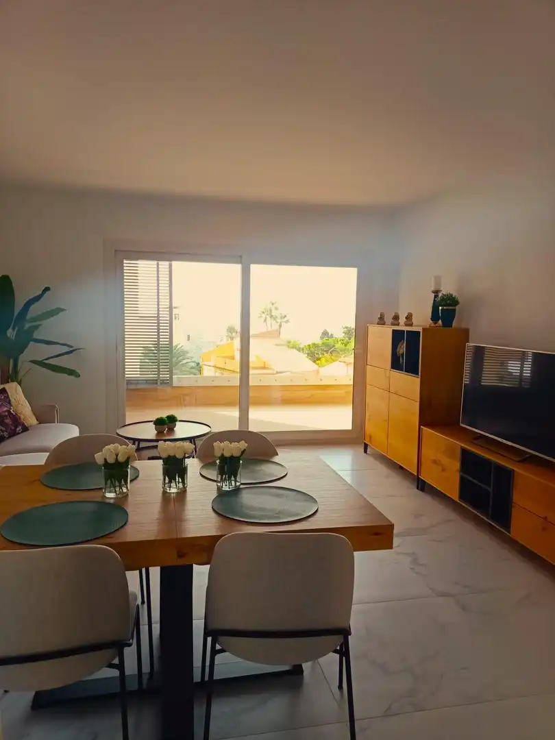 Esszimmer von Wohnungen zur Miete in Torrevieja mit Klimaanlage, Privatgarten und Terrasse