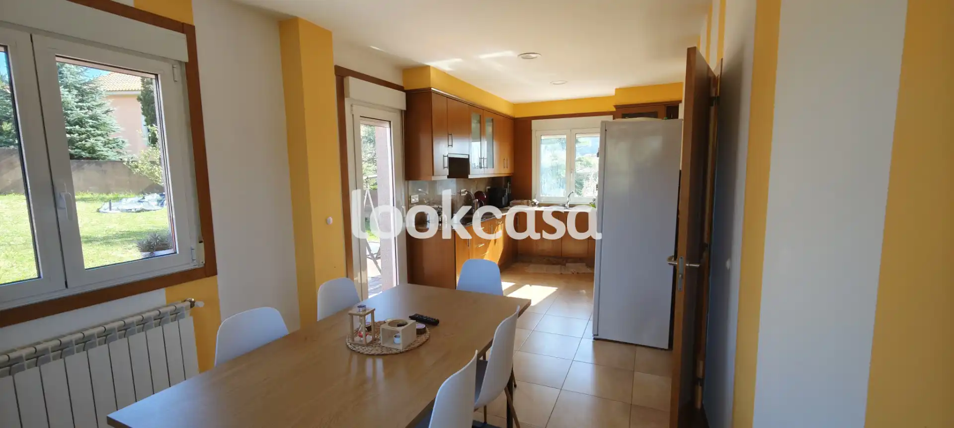Cocina de Casa o chalet en venta en Meis con Calefacción, Jardín privado y Parquet