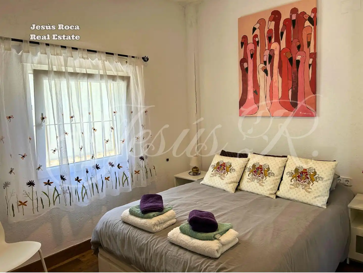 Schlafzimmer von Einfamilien-Reihenhaus zum Verkauf in Cartagena mit Klimaanlage, Heizung und Terrasse