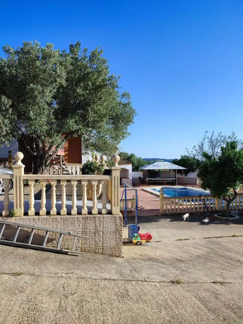 Garden of Houses for sale in Arcos de la Frontera  with Air Conditioner, Terrace and Swimming Pool