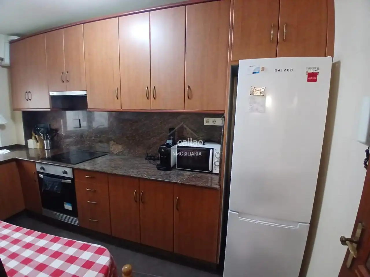 Kitchen of Flat for rent in Ferrol  with Heating and Furnished