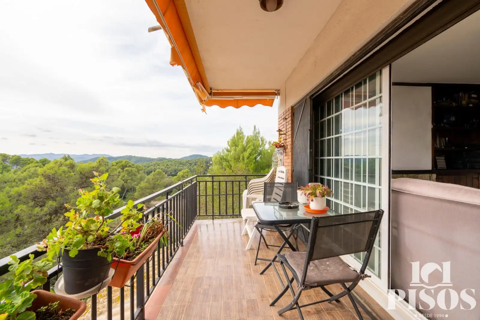 Balcony of Flat for sale in La Floresta