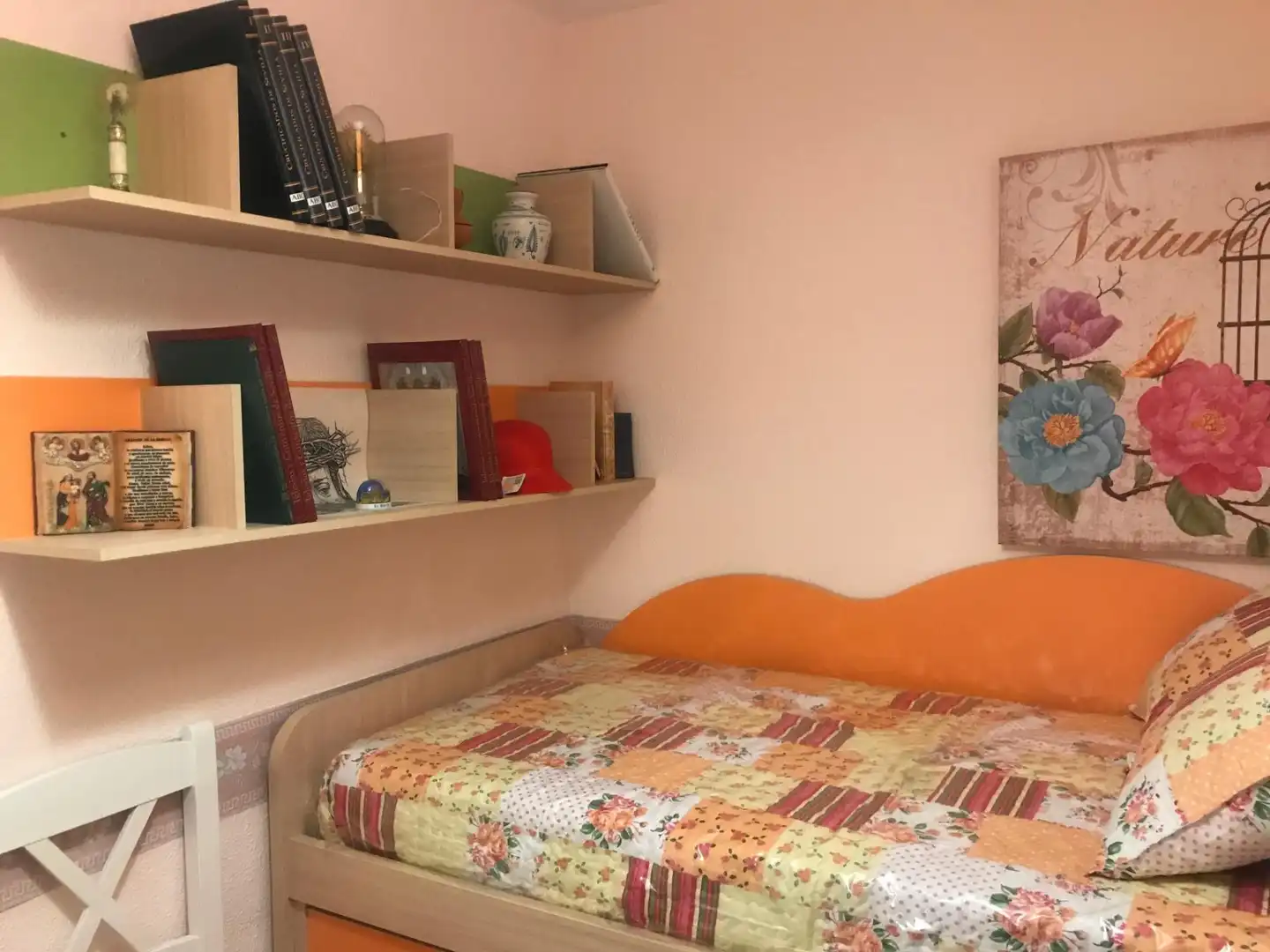 Schlafzimmer von Wohnung zur Miete in Sevilla mit Klimaanlage, Terrasse und Möbliert