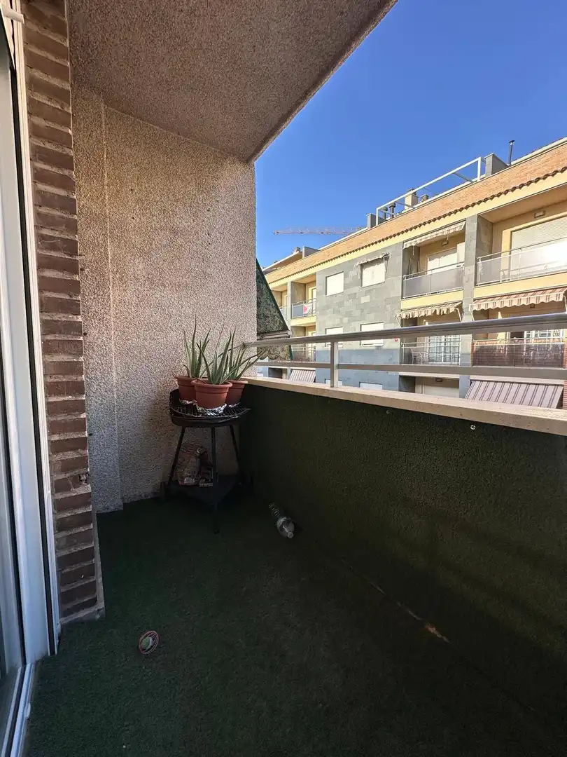 Balcony of Flat for rent in Murcia  with Air Conditioner, Heating and Furnished