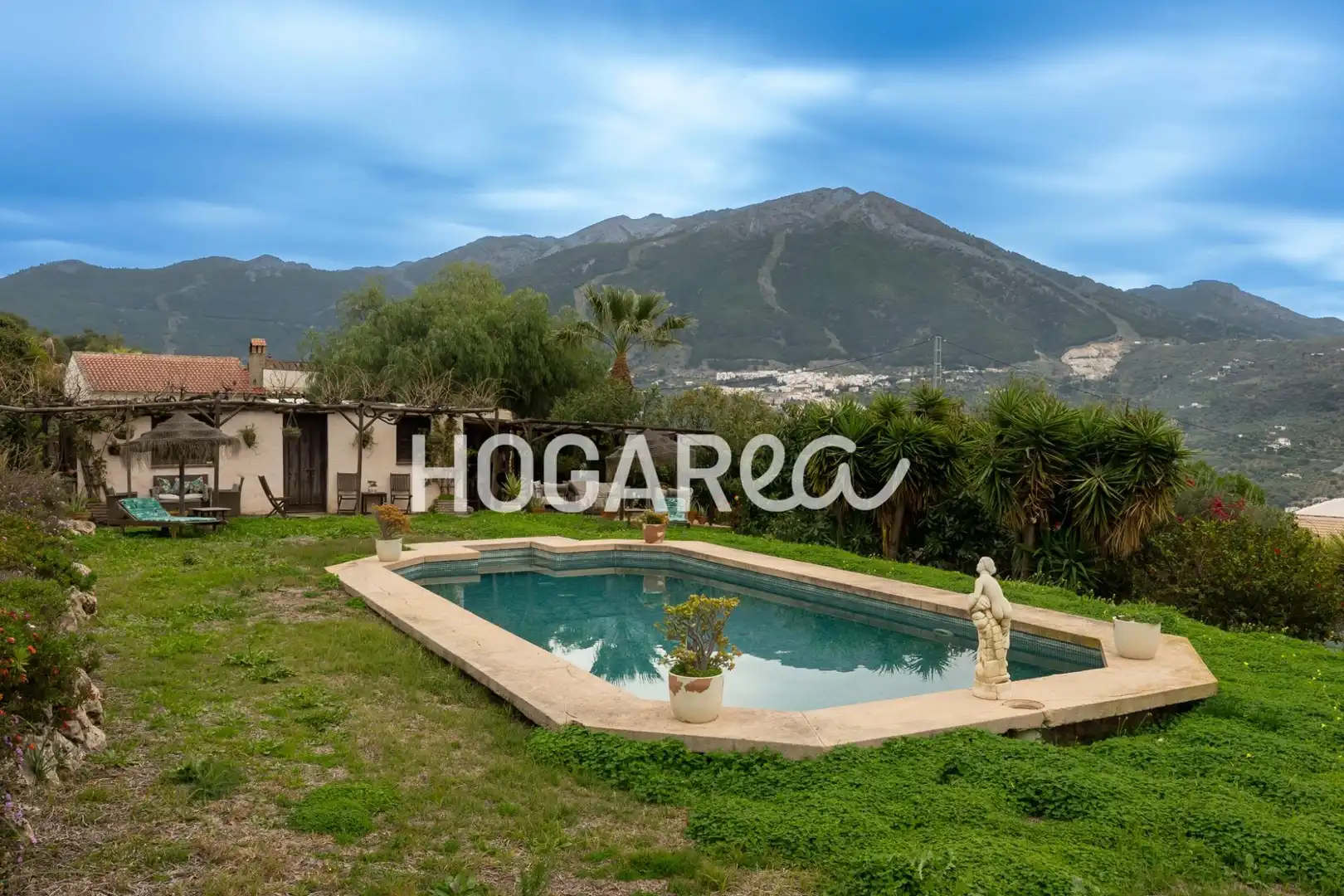 Jardín de Finca rústica en venta en Alcaucín con Jardín privado, Terraza y Piscina