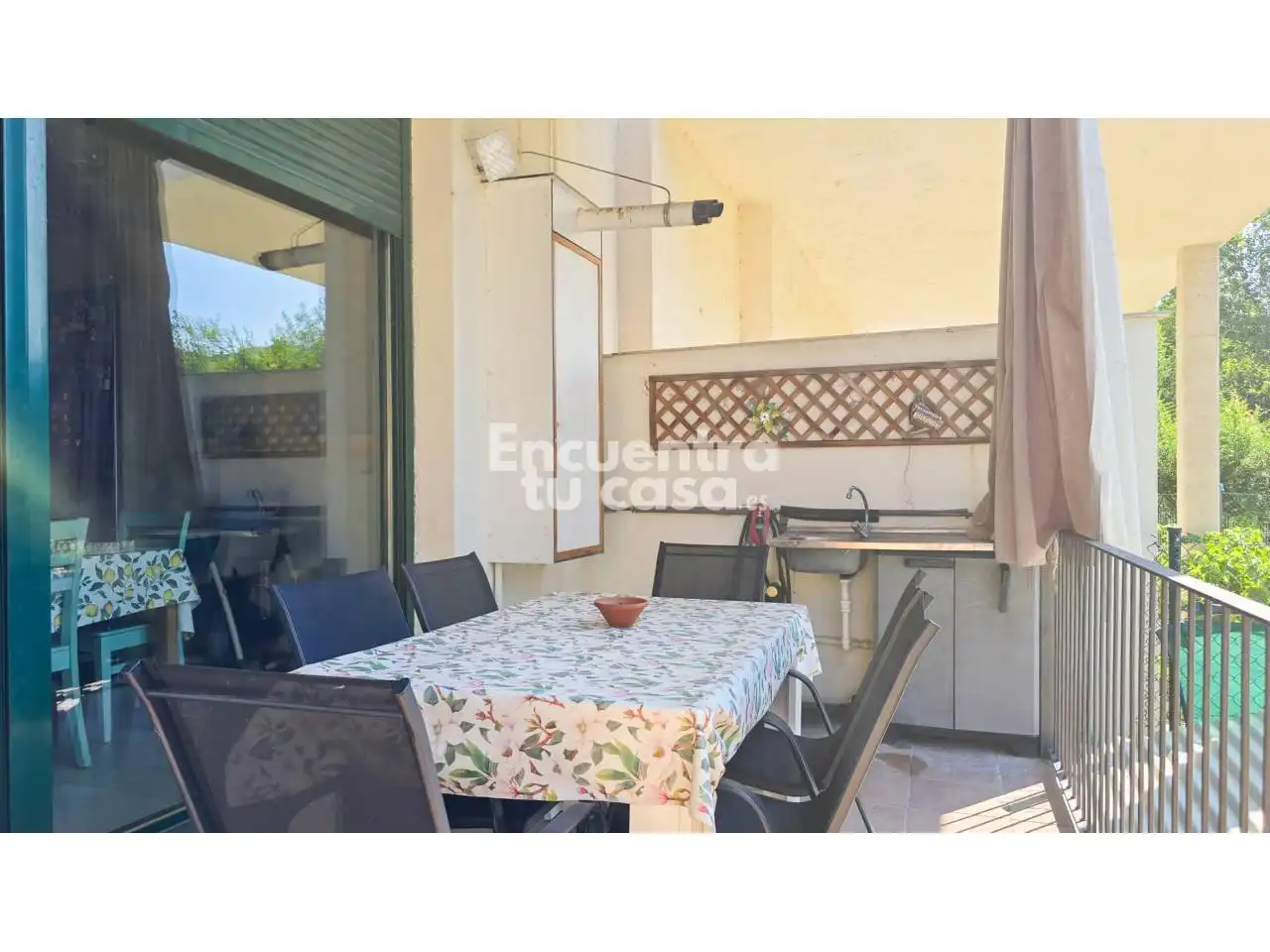 Terraza de Casa o chalet en venta en Puente la Reina / Gares con Aire acondicionado, Calefacción y Parquet