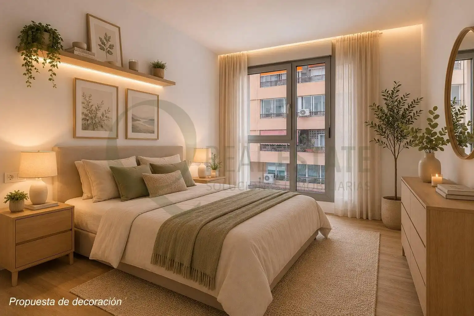 Schlafzimmer von Wohnung zum Verkauf in Alicante / Alacant mit Klimaanlage, Terrasse und Abstellraum