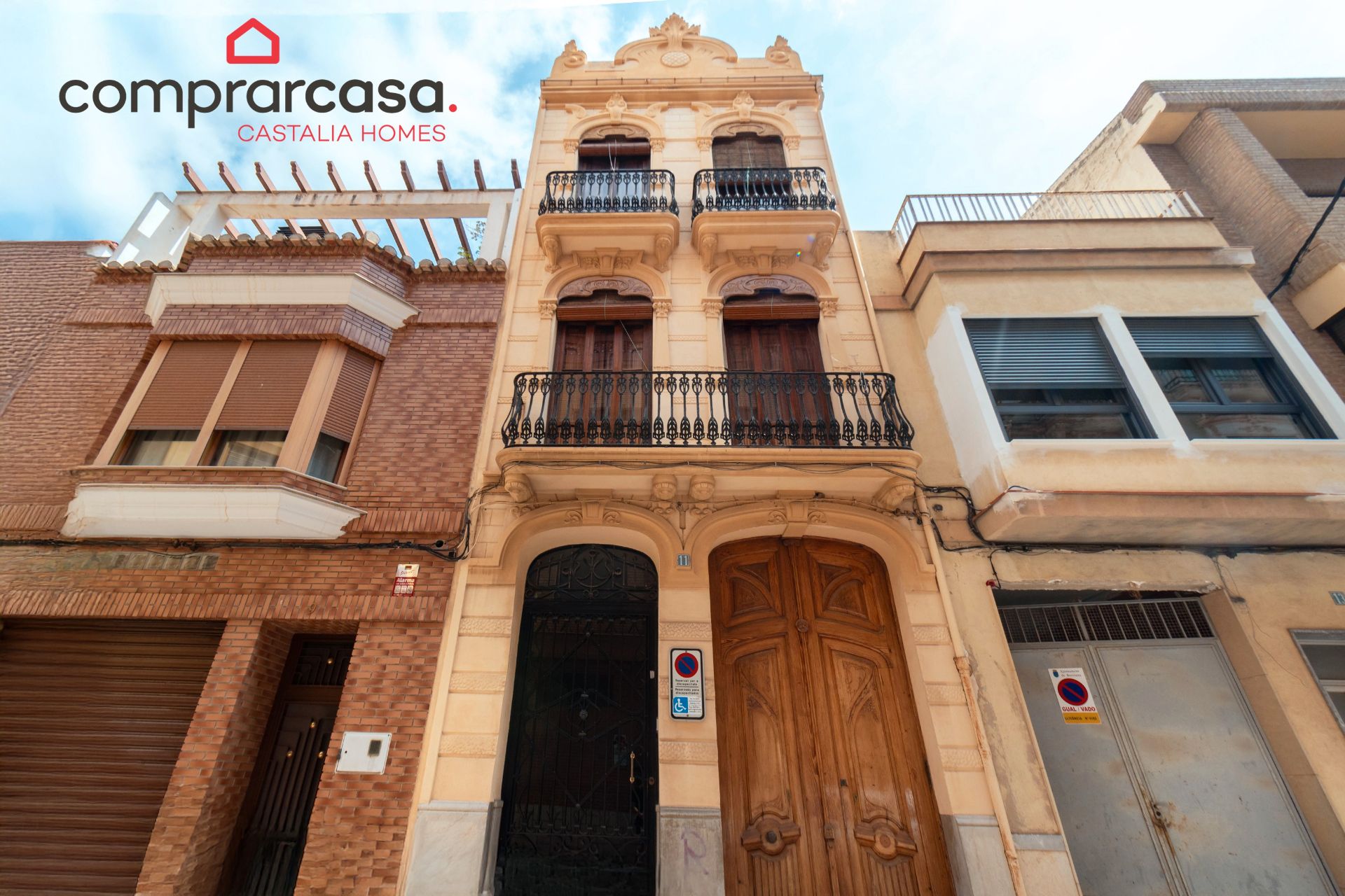 Vista exterior de Casa o xalet en venda en Burriana / Borriana amb Terrassa i Balcó